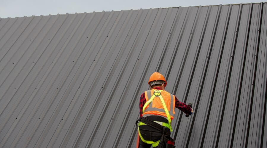 Professional metal roof installation services in Long Beach, MS